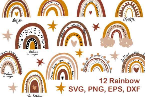 Download Modern Baby Rainbow Files for Cricut - Modern Collection