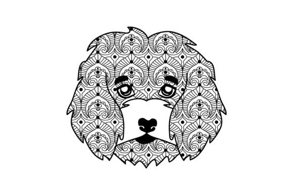 Download Golden Doodle Mandala - Golden Collection
