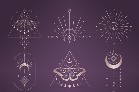 Download Divine Beauty Pre-Made Logo Design. Moon - Logo Collection