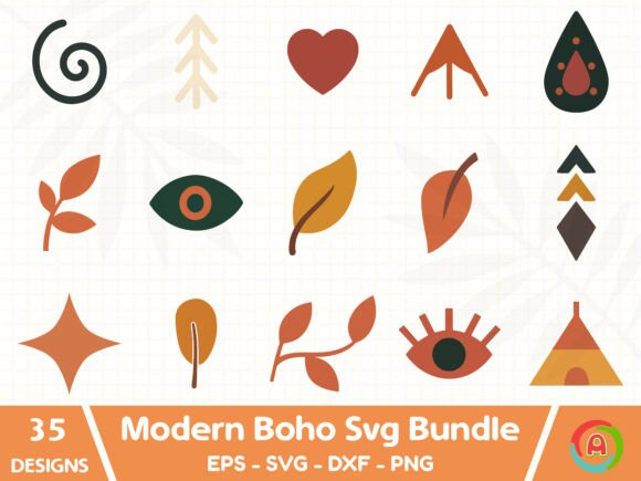 Download Modern Boho Svg Bundle - Modern Collection