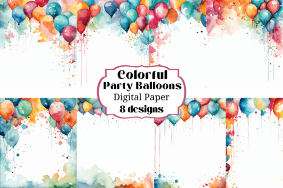 Download Multicolored Colorful Party Balloons - Multicolor Collection
