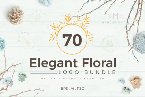 Download Elegant Floral Logo Bundle - Logo Collection